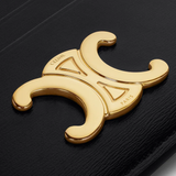  Ví Nữ Celine Triomphe Card Holder 'Black' 