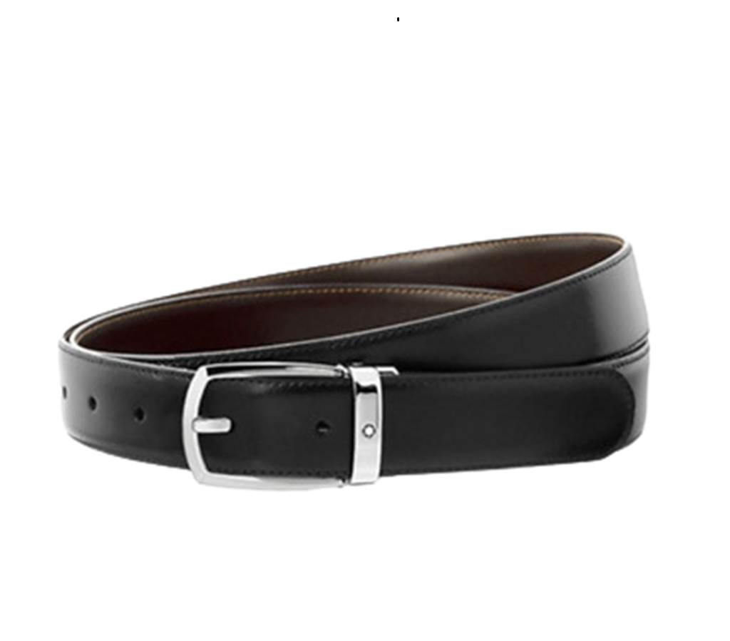  Thắt Lưng Nam MontBlanc Reversible Leather Belt 'Black' 