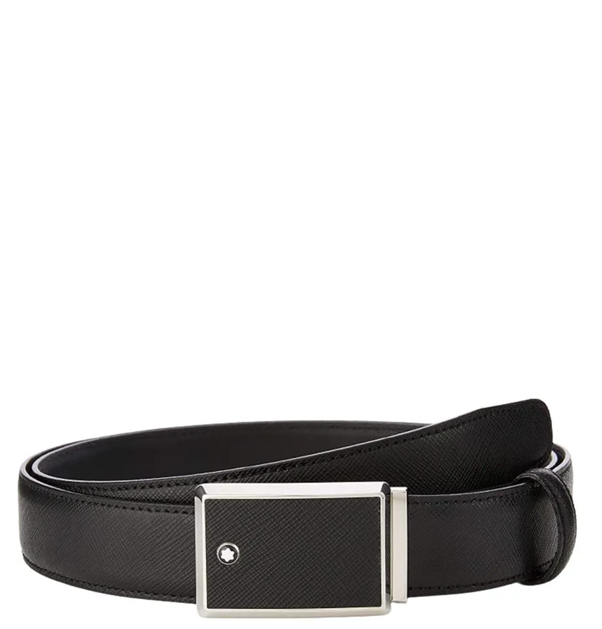  Thắt Lưng Nam MontBlanc Rectangular Buckle 'Black' 