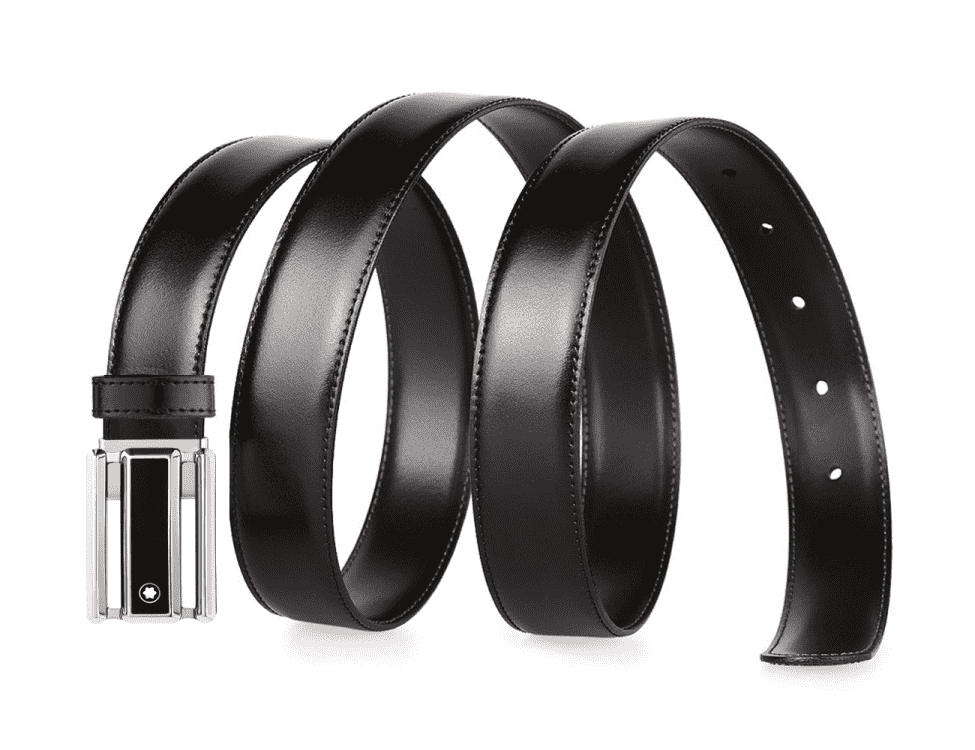  Thắt Lưng MontBlanc Leather Belt ‘Black’ 