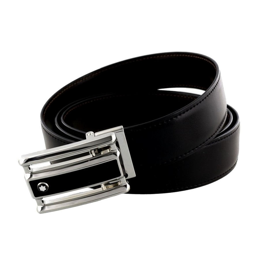  Thắt Lưng MontBlanc Leather Belt ‘Black’ 