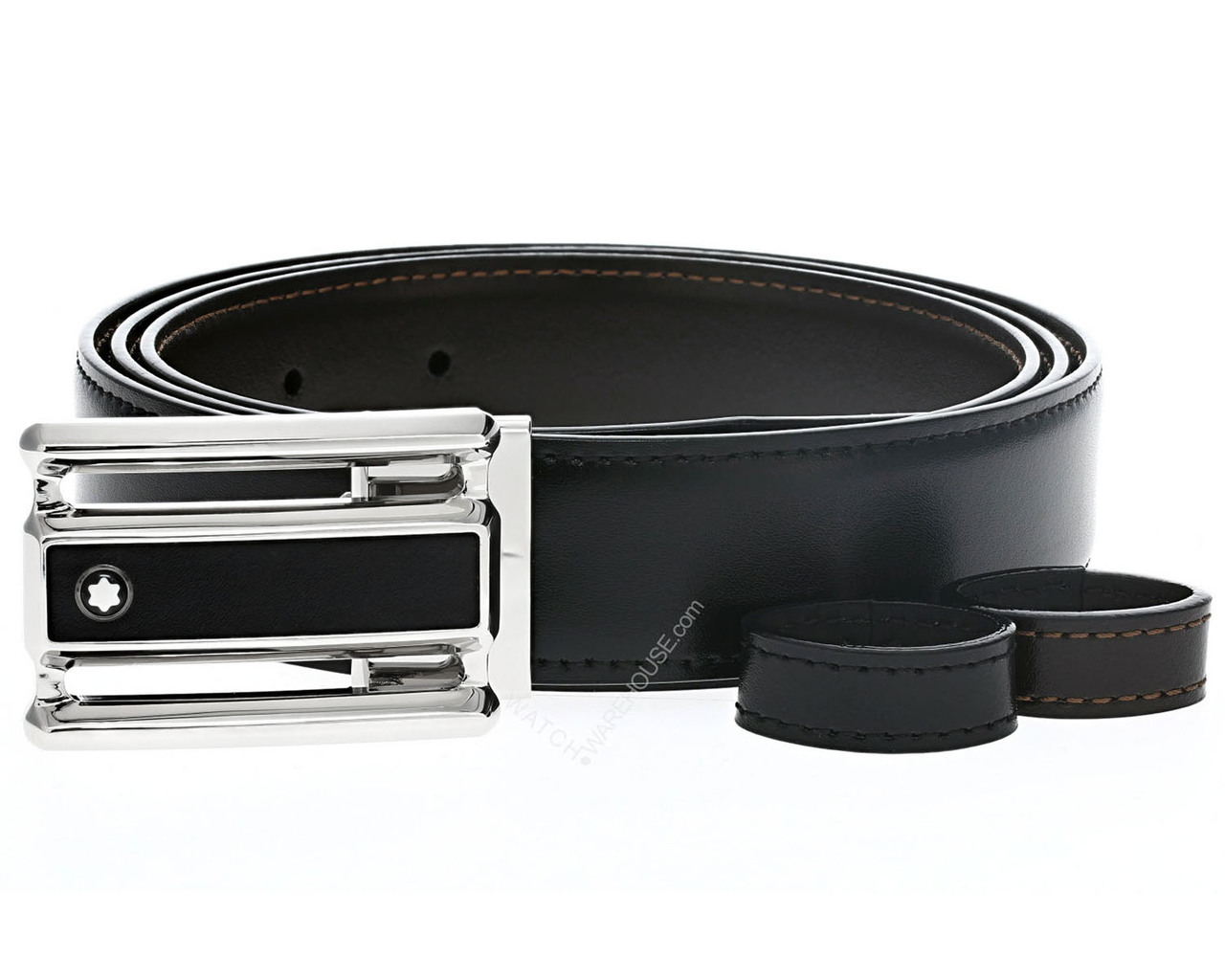  Thắt Lưng MontBlanc Leather Belt ‘Black’ 