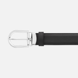  Thắt Lưng Nam MontBlanc Horseshoe Buckle 'Black' 