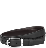  Thắt Lưng Nam MontBlanc Horseshoe Buckle 'Black' 