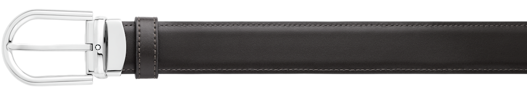  Thắt Lưng Nam MontBlanc Horseshoe Buckle 'Black' 