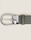  Thắt Lưng Nam MontBlanc Horseshoe Buckle 'Grey' 