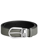  Thắt Lưng Nam MontBlanc Horseshoe Buckle 'Grey' 