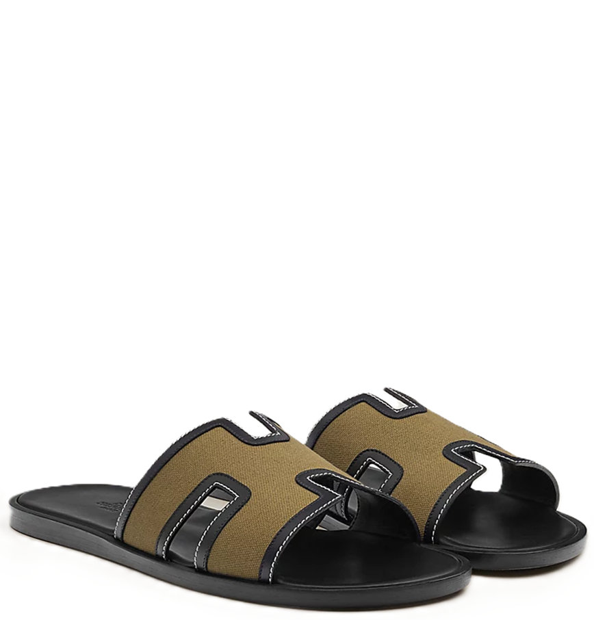  Dép Nam Hermes Izmir Sandal 'Olive Green' 