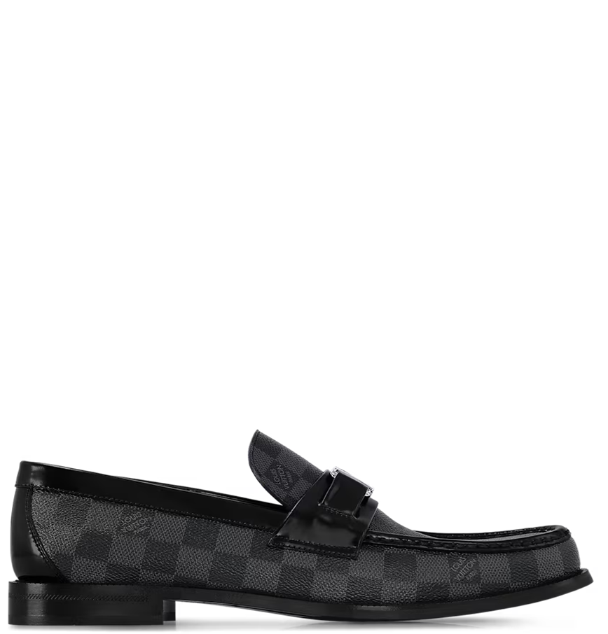  Giày Nam Louis Vuitton Major Loafers 'Black' 