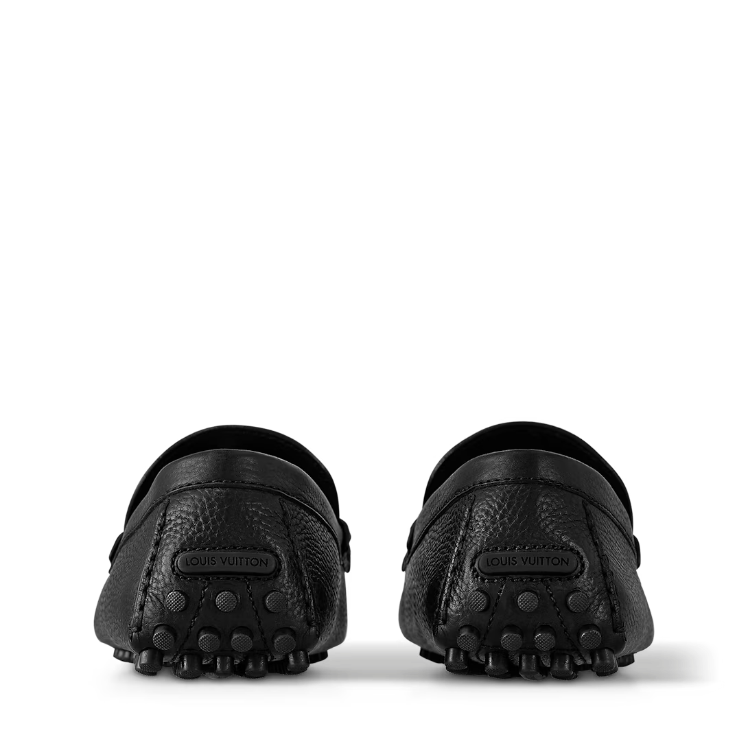  Giày Nam Louis Vuitton Hockenheim Mocassin 'Black' 