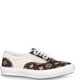  Giày Nam Louis Vuitton Monogram Trocadero 'White Brown' 