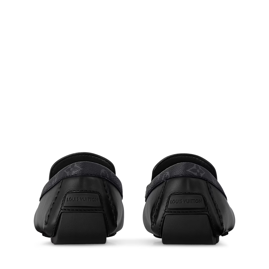 Giày Nam Louis Vuitton Monte Carlo Moccasin 'Black' 