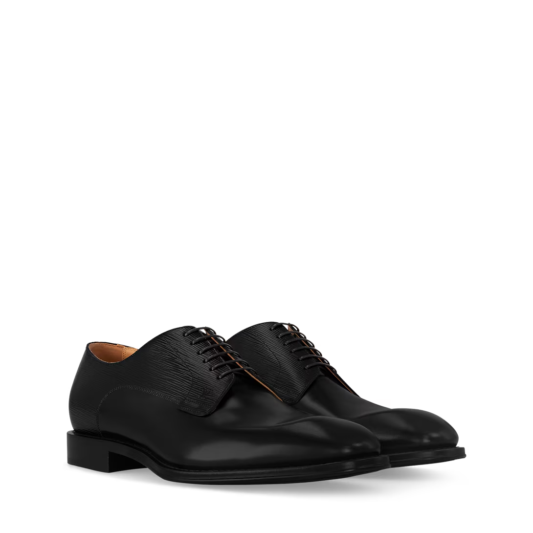  Giày Nam Louis Vuitton Kensington Derbies 'Black' 