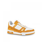  Giày Nam Louis Vuitton Trainer Monogram Denim 'Yellow White' 