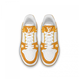  Giày Nam Louis Vuitton Trainer Monogram Denim 'Yellow White' 