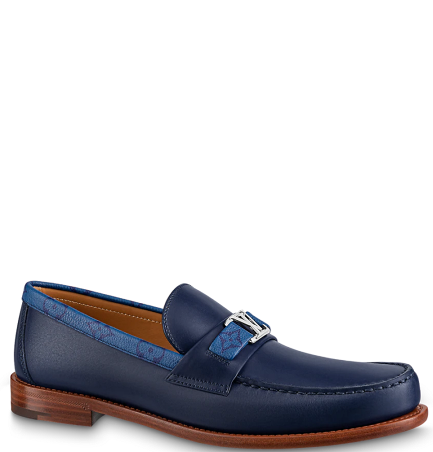  Giày Nam Louis Vuitton Major Loafers ‘Marine’ 