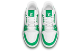  Giày Nam Louis Vuitton Lv Trainers 'White Green' 
