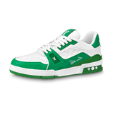  Giày Nam Louis Vuitton Lv Trainers 'White Green' 