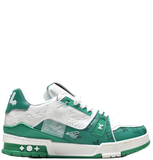  Giày Nam Louis Vuitton Lv Trainers 'White Green' 