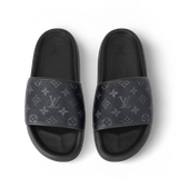  Dép Nam Louis Vuitton Waterfront Mules 'Black' 