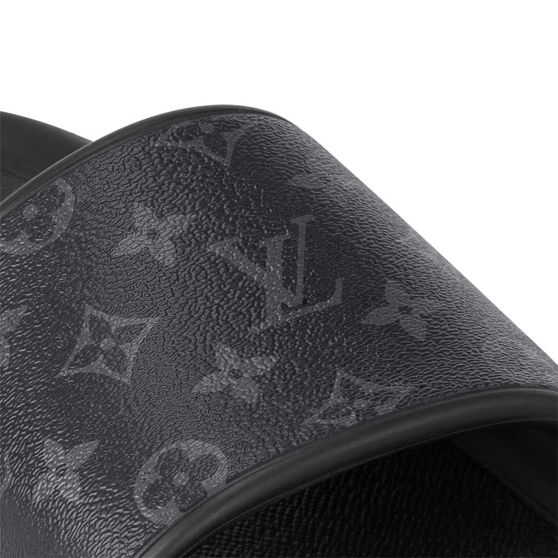  Dép Nam Louis Vuitton Waterfront Mules 'Black' 