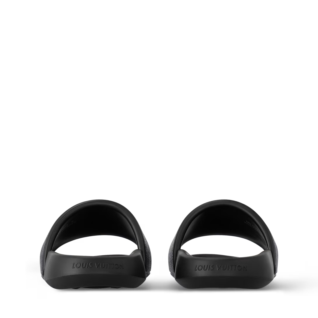  Dép Nam Louis Vuitton Waterfront Mules 'Black' 