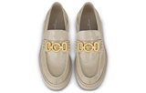  Giày Nữ Louis Vuitton Lv Academy Loafers 'Beige' 