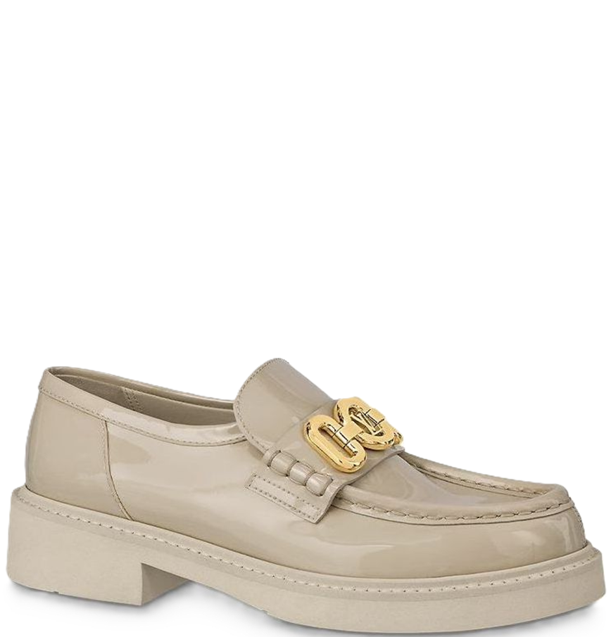  Giày Nữ Louis Vuitton Lv Academy Loafers 'Beige' 