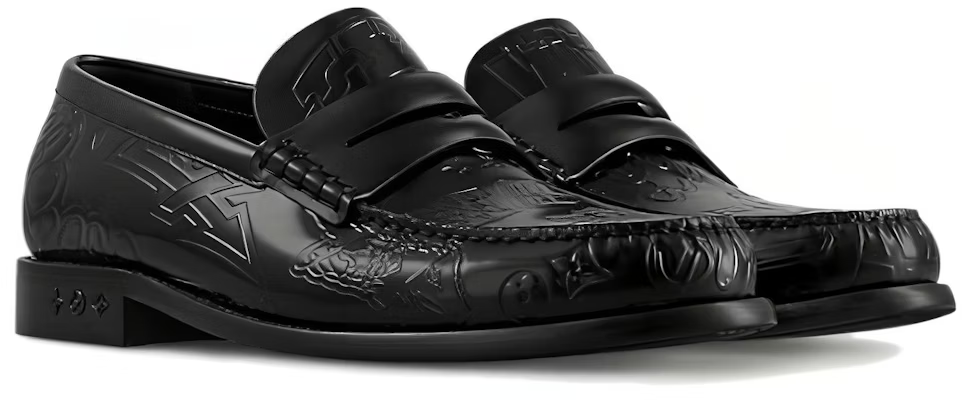  Giày Nam Louis Vuitton Mocasines 'Black' 
