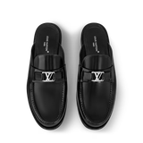  Giày Nam Louis Vuitton Major Open Back Loafer 'Navy' 