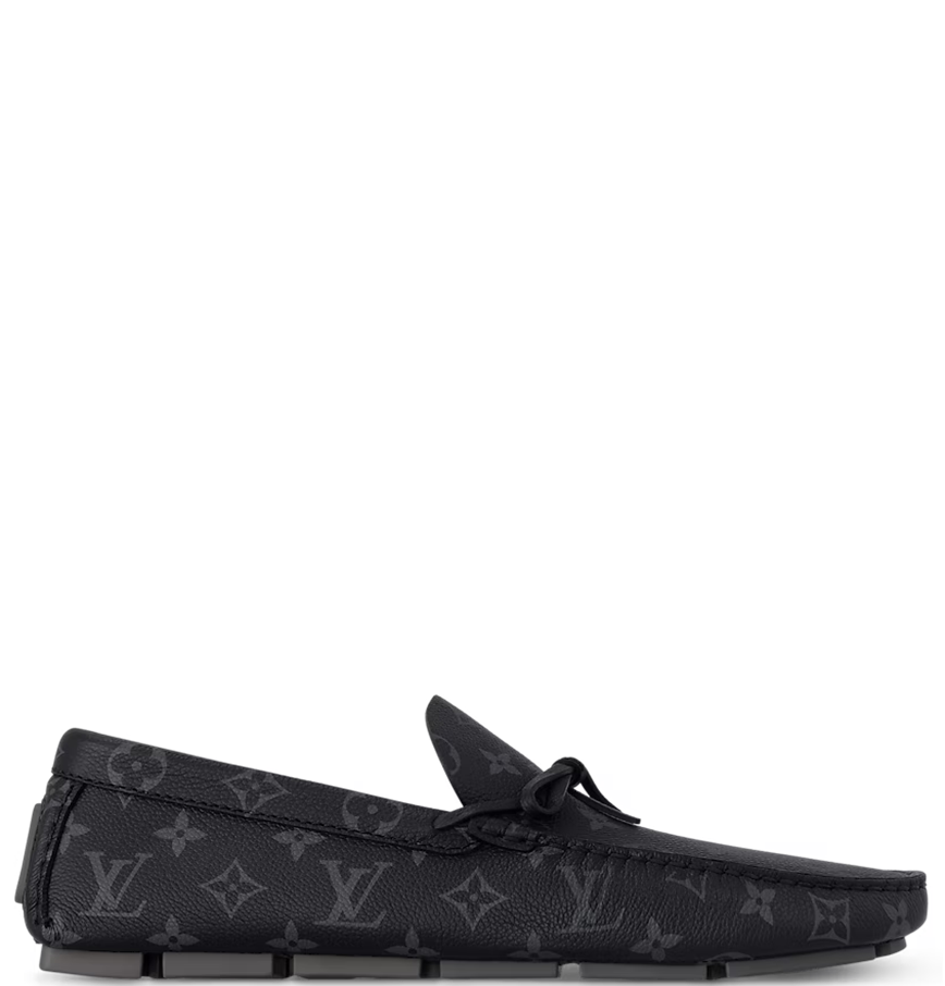  Giày Nam Louis Vuitton Driver Mocassin 'Black' 