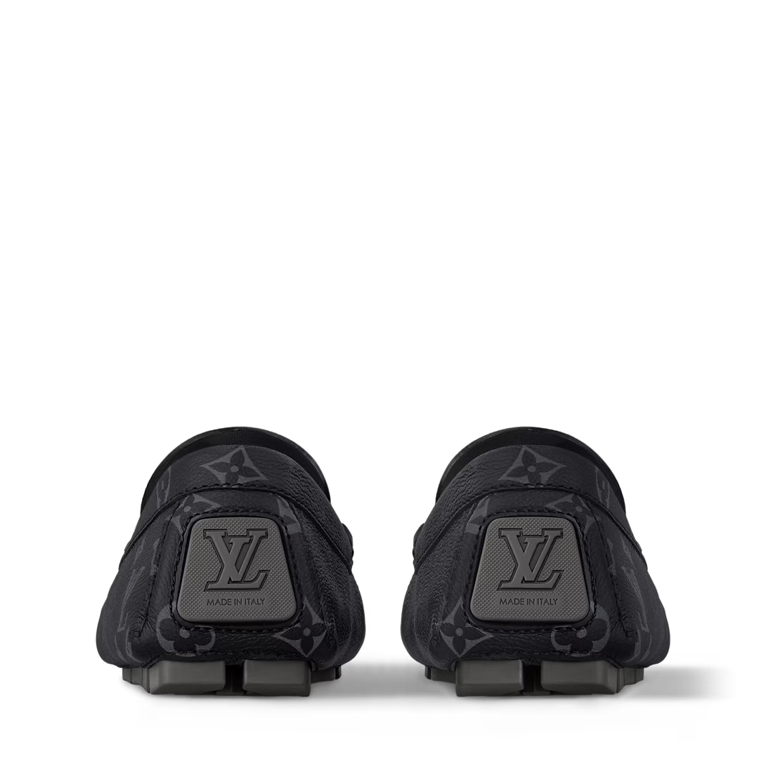  Giày Nam Louis Vuitton Driver Mocassin 'Black' 