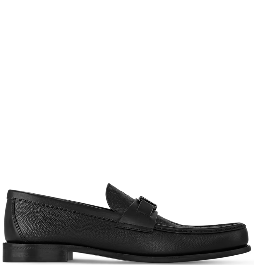  Giày Nam Louis Vuitton Major Loafers 'Black' 