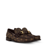 Giày Nam Louis Vuitton Major Loafers 'Brown' 