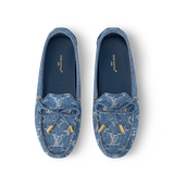  Giày Nam Louis Vuitton Gloria Flat Loafer 'Blue' 