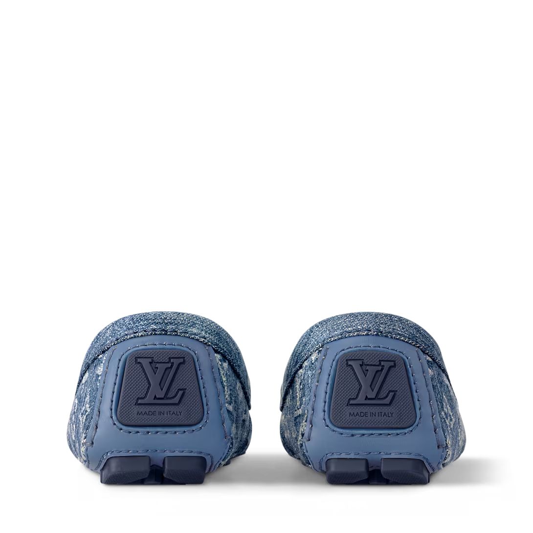  Giày Nam Louis Vuitton Gloria Flat Loafer 'Blue' 