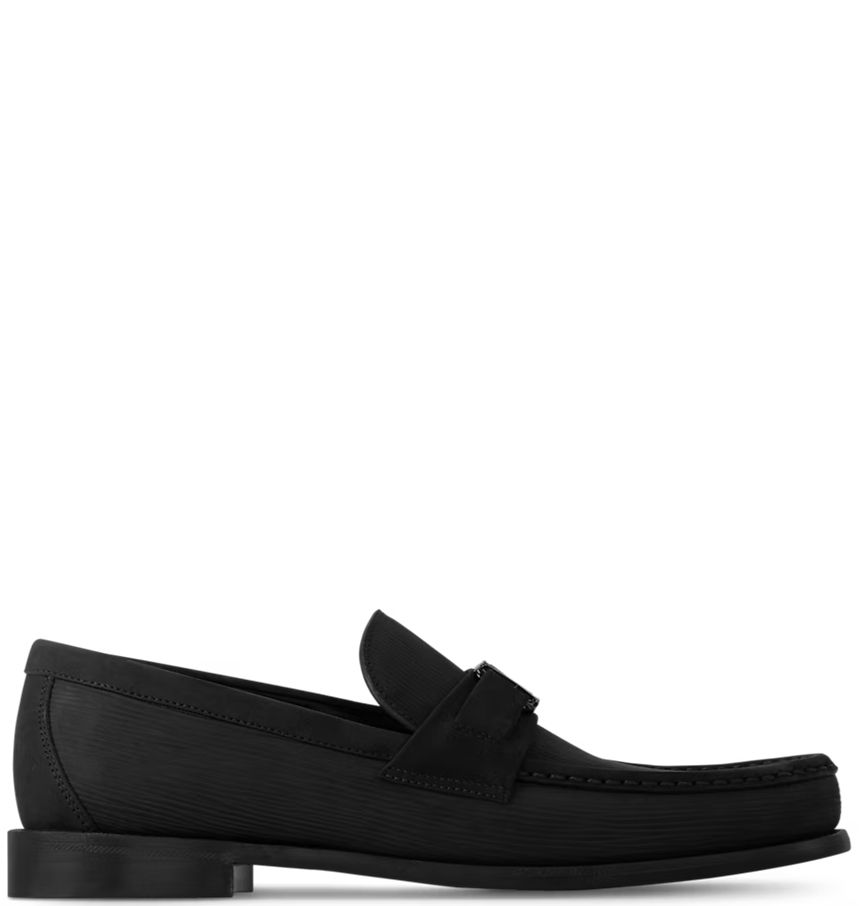  Giày Nam Louis Vuitton Major Loafers 'Black' 