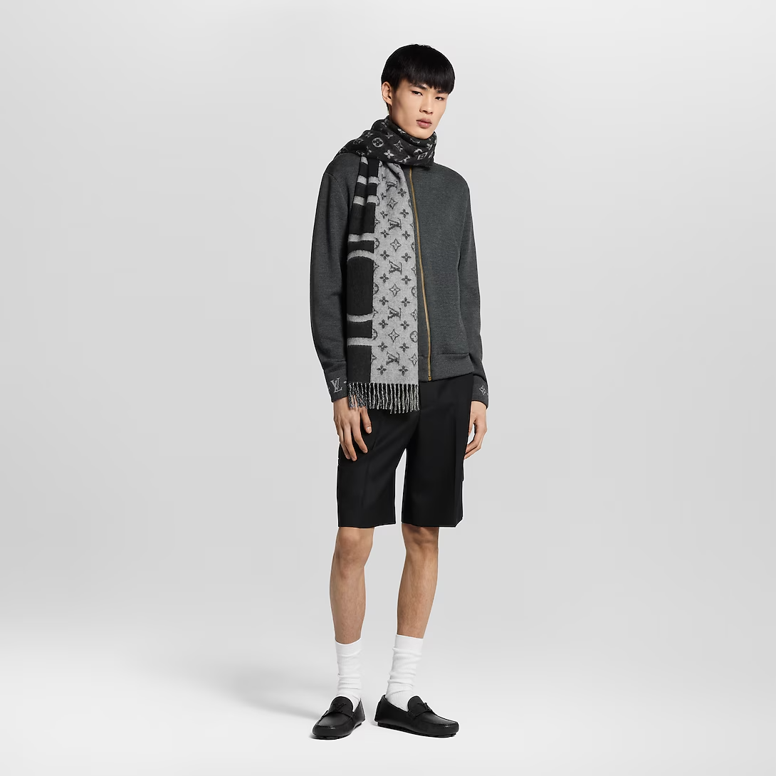  Giày Nam Louis Vuitton Monza Shoes 'Black' 