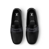  Giày Nam Louis Vuitton Monza Moccasin 'Black' 