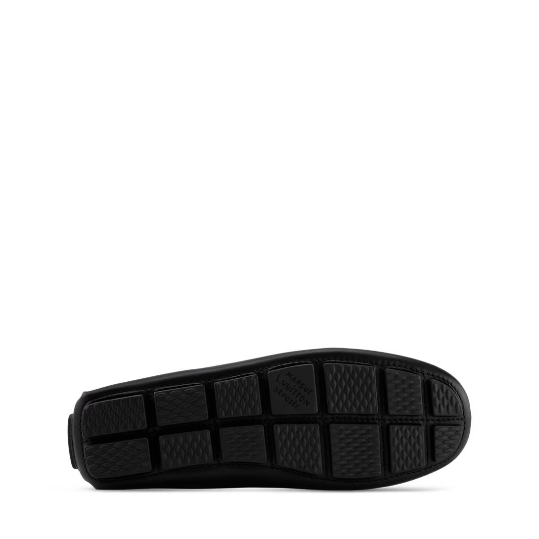  Giày Nam Louis Vuitton Monza Moccasin 'Black' 