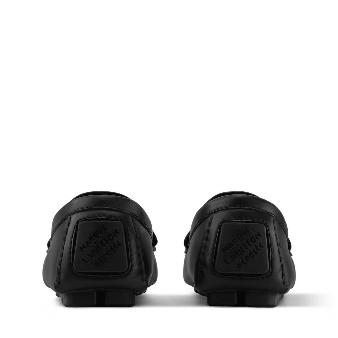  Giày Nam Louis Vuitton Monza Moccasin 'Black' 