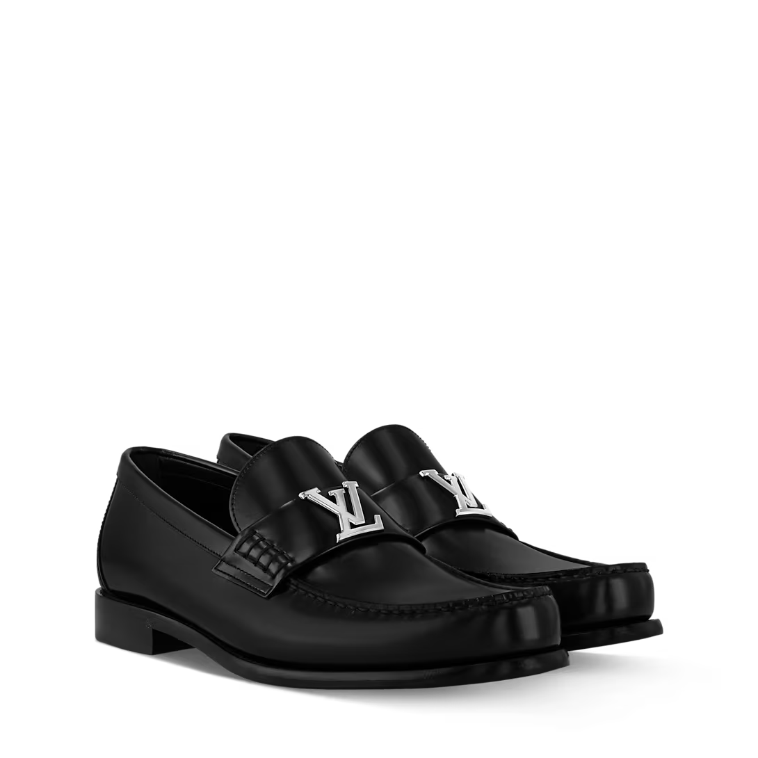 Giày Nam Louis Vuitton Major Loafer 'Black' 