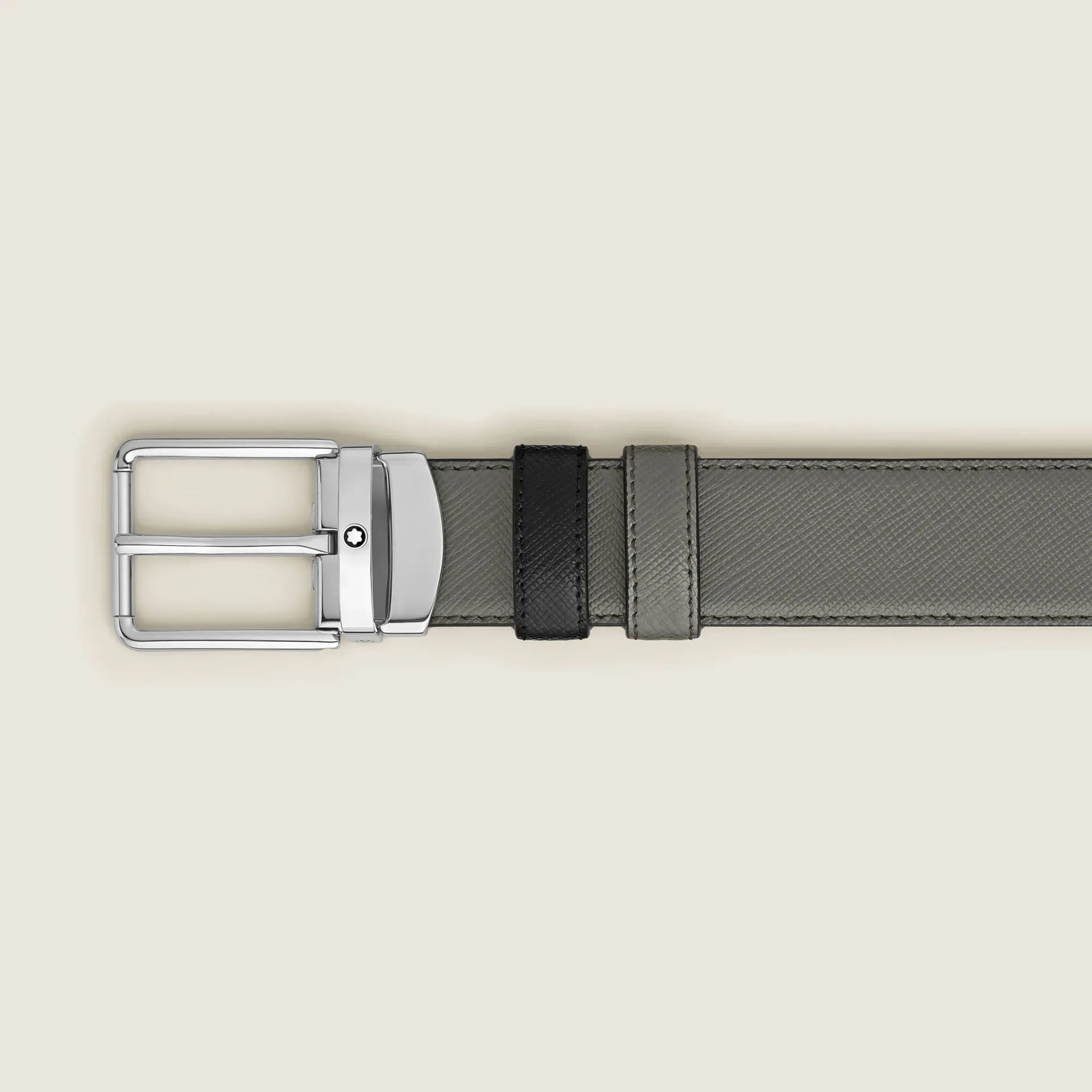  Thắt Lưng Nam MontBlanc Medium Reversible 'Grey' 
