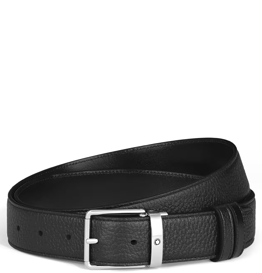  Thắt Lưng Nam MontBlanc Everyday Grain Leather 'Black' 