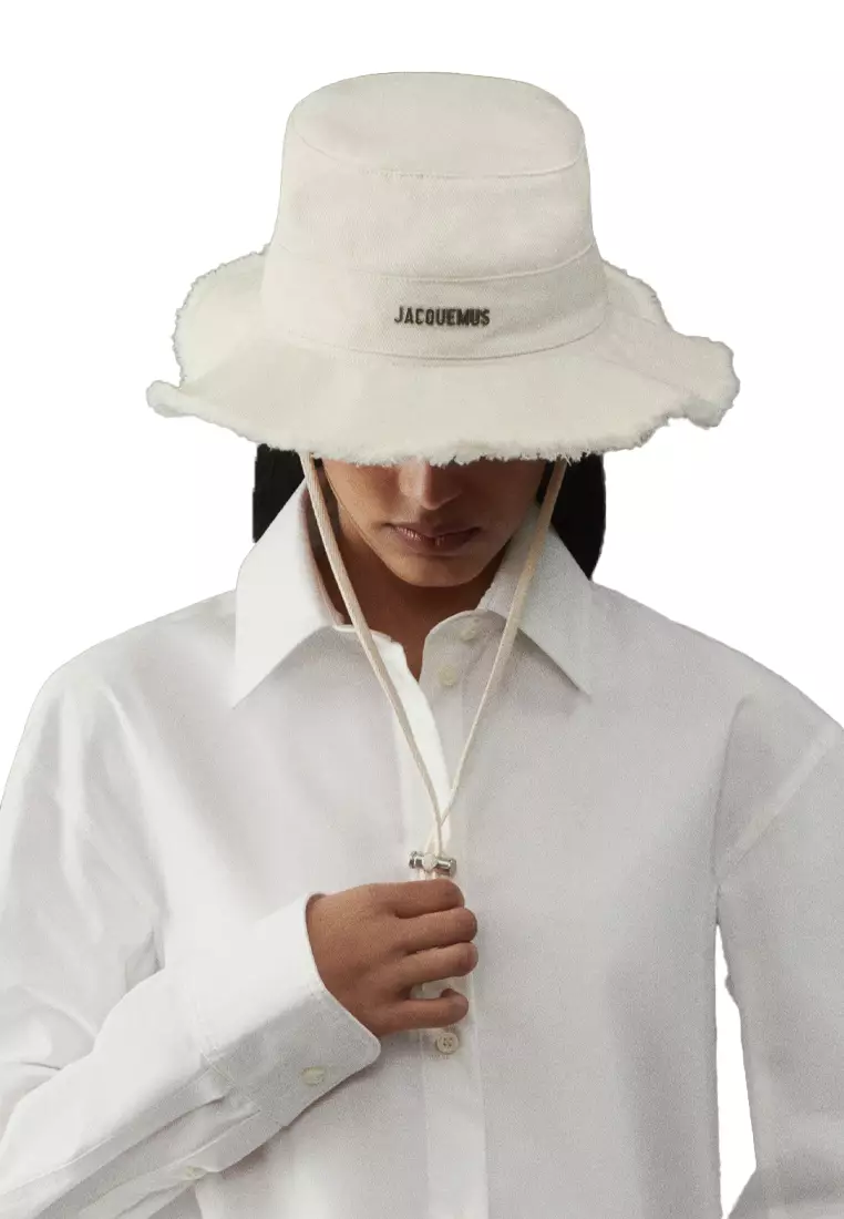  Mũ Nữ Jacquemus Unisex Hat in Off-White 'Cream' 