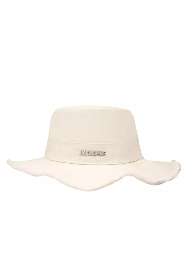  Mũ Nữ Jacquemus Unisex Hat in Off-White 'Cream' 