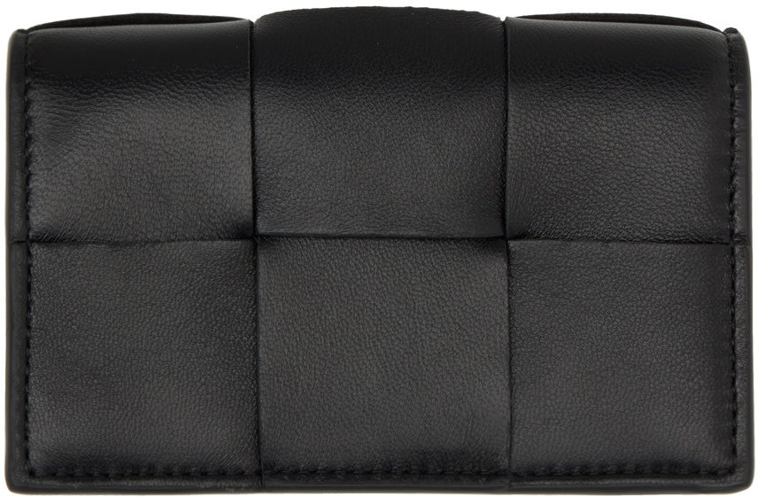 Ví Nữ Bottega Veneta Cassette Card Holder 'Black' 