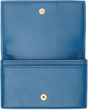  Ví Nữ Bottega Veneta Cassette Card Holder 'Blue' 