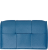  Ví Nữ Bottega Veneta Cassette Card Holder 'Blue' 