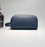  Túi Nam Bottega Veneta Calfskin Clutch Regular 'Dark Blue' 